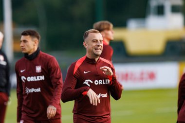 Kamil Grosicki seen during Official press conference and  training of Polish National team before game against New Zealand (Maciej Rogowski/Ball Raw Images)