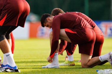 Pawel Wszolek seen during Official press conference and  training of Polish National team before game against New Zealand (Maciej Rogowski/Ball Raw Images)
