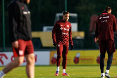 Matty Cash seen during Official press conference and  training of Polish National team before game against New Zealand (Maciej Rogowski/Ball Raw Images)