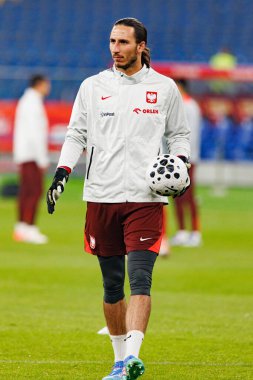 Kamil Grabara seen  during International friendly game between national teams of Poland and  New Zealand (Maciej Rogowski/Ball Raw Images)