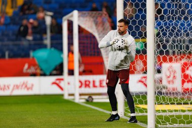 Bartlomiej Dragowski seen  during International friendly game between national teams of Poland and  New Zealand (Maciej Rogowski/Ball Raw Images)