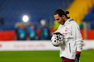 Kamil Grabara seen  during International friendly game between national teams of Poland and  New Zealand (Maciej Rogowski/Ball Raw Images)