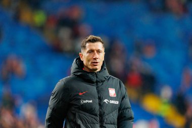 Robert Lewandowski seen  during International friendly game between national teams of Poland and  New Zealand (Maciej Rogowski/Ball Raw Images)