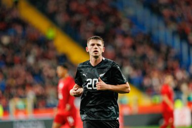 Callum McCowatt seen  during International friendly game between national teams of Poland and  New Zealand (Maciej Rogowski/Ball Raw Images)