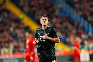 Callum McCowatt seen  during International friendly game between national teams of Poland and  New Zealand (Maciej Rogowski/Ball Raw Images)