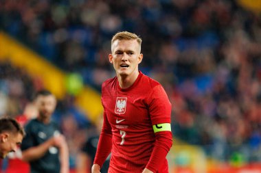 Karol Swiderski seen  during International friendly game between national teams of Poland and  New Zealand (Maciej Rogowski/Ball Raw Images)