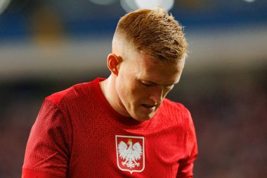 Karol Swiderski seen  during International friendly game between national teams of Poland and  New Zealand (Maciej Rogowski/Ball Raw Images)