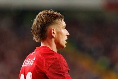 Michal Skoras seen  during International friendly game between national teams of Poland and  New Zealand (Maciej Rogowski/Ball Raw Images)