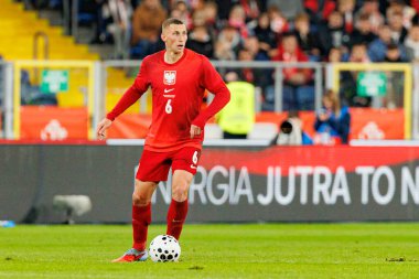 Jakub Piotrowski seen  during International friendly game between national teams of Poland and  New Zealand (Maciej Rogowski/Ball Raw Images)