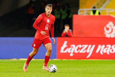 Jakub Kiwior seen  during International friendly game between national teams of Poland and  New Zealand (Maciej Rogowski/Ball Raw Images)