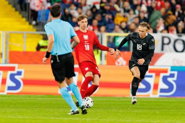 Jan Ziolkowski seen  during International friendly game between national teams of Poland and  New Zealand (Maciej Rogowski/Ball Raw Images)