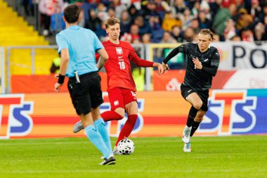 Jan Ziolkowski seen  during International friendly game between national teams of Poland and  New Zealand (Maciej Rogowski/Ball Raw Images)