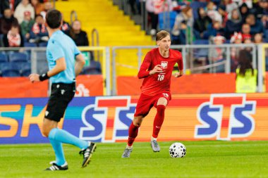 Jan Ziolkowski seen  during International friendly game between national teams of Poland and  New Zealand (Maciej Rogowski/Ball Raw Images)