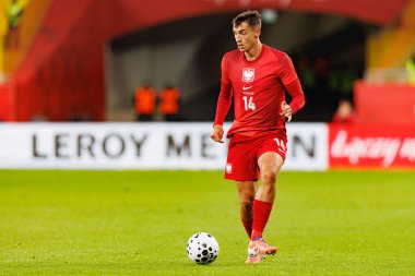Jakub Kiwior seen  during International friendly game between national teams of Poland and  New Zealand (Maciej Rogowski/Ball Raw Images)