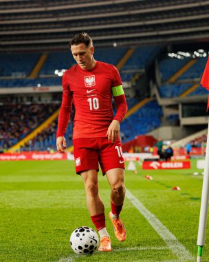 Piotr Zielinski seen  during International friendly game between national teams of Poland and  New Zealand (Maciej Rogowski/Ball Raw Images)