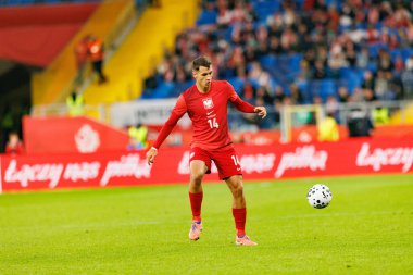 Jakub Kiwior seen  during International friendly game between national teams of Poland and  New Zealand (Maciej Rogowski/Ball Raw Images)