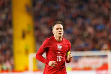 Piotr Zielinski seen  during International friendly game between national teams of Poland and  New Zealand (Maciej Rogowski/Ball Raw Images)
