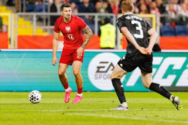 Pawel Wszolek seen  during International friendly game between national teams of Poland and  New Zealand (Maciej Rogowski/Ball Raw Images)