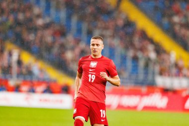 Przemyslaw Frankowski seen  during International friendly game between national teams of Poland and  New Zealand (Maciej Rogowski/Ball Raw Images)
