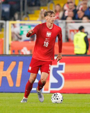 Jan Ziolkowski seen  during International friendly game between national teams of Poland and  New Zealand (Maciej Rogowski/Ball Raw Images)