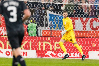 Bartlomiej Dragowski seen  during International friendly game between national teams of Poland and  New Zealand (Maciej Rogowski/Ball Raw Images)