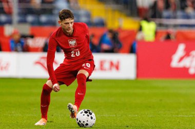 Sebastian Szymanski seen  during International friendly game between national teams of Poland and  New Zealand (Maciej Rogowski/Ball Raw Images)