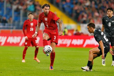 Przemyslaw Wisniewski seen  during International friendly game between national teams of Poland and  New Zealand (Maciej Rogowski/Ball Raw Images)