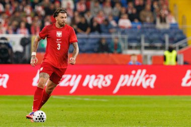 Przemyslaw Wisniewski seen  during International friendly game between national teams of Poland and  New Zealand (Maciej Rogowski/Ball Raw Images)