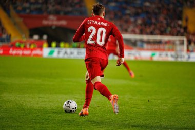 Sebastian Szymanski seen  during International friendly game between national teams of Poland and  New Zealand (Maciej Rogowski/Ball Raw Images)