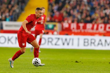 Przemyslaw Frankowski seen  during International friendly game between national teams of Poland and  New Zealand (Maciej Rogowski/Ball Raw Images)