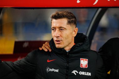 Robert Lewandowski seen  during International friendly game between national teams of Poland and  New Zealand (Maciej Rogowski/Ball Raw Images)