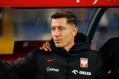 Robert Lewandowski seen  during International friendly game between national teams of Poland and  New Zealand (Maciej Rogowski/Ball Raw Images)