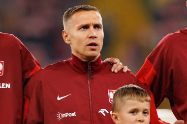 Przemyslaw Frankowski seen  during International friendly game between national teams of Poland and  New Zealand (Maciej Rogowski/Ball Raw Images)