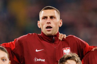 Jakub Piotrowski seen  during International friendly game between national teams of Poland and  New Zealand (Maciej Rogowski/Ball Raw Images)