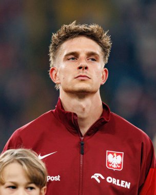 Michal Skoras seen  during International friendly game between national teams of Poland and  New Zealand (Maciej Rogowski/Ball Raw Images)