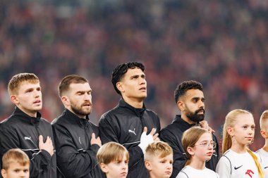 Callum McCowatt, Tim Payne, Marko Stamenic and Sarpreet Singh   seen  during International friendly game between national teams of Poland and  New Zealand (Maciej Rogowski/Ball Raw Images)
