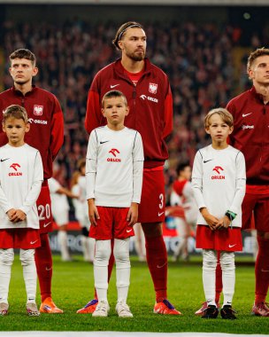 Sebastian Szymanski and Przemyslaw Wisniewski seen  during International friendly game between national teams of Poland and  New Zealand (Maciej Rogowski/Ball Raw Images)