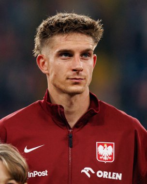 Michal Skoras seen  during International friendly game between national teams of Poland and  New Zealand (Maciej Rogowski/Ball Raw Images)