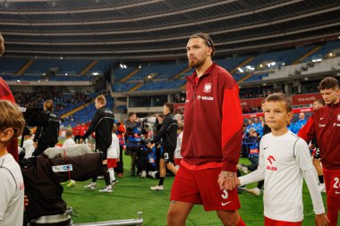 Przemyslaw Wisniewski seen  during International friendly game between national teams of Poland and  New Zealand (Maciej Rogowski/Ball Raw Images)