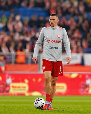 Jakub Piotrowski seen  during International friendly game between national teams of Poland and  New Zealand (Maciej Rogowski/Ball Raw Images)