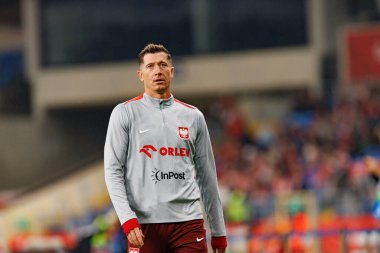Robert Lewandowski seen  during International friendly game between national teams of Poland and  New Zealand (Maciej Rogowski/Ball Raw Images)