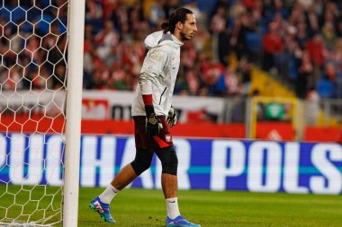 Kamil Grabara seen  during International friendly game between national teams of Poland and  New Zealand (Maciej Rogowski/Ball Raw Images)