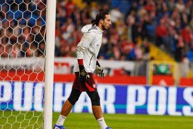 Kamil Grabara seen  during International friendly game between national teams of Poland and  New Zealand (Maciej Rogowski/Ball Raw Images)