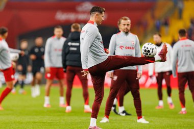 Robert Lewandowski seen  during International friendly game between national teams of Poland and  New Zealand (Maciej Rogowski/Ball Raw Images)