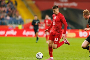  seen  during International friendly game between national teams of Poland and  New Zealand (Maciej Rogowski/Ball Raw Images)