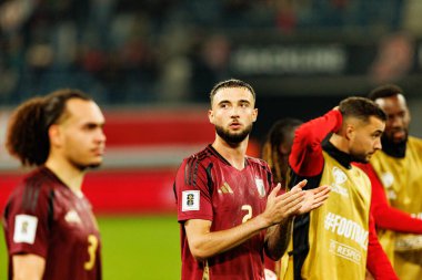 Dünya Kupası 2026 Avrupa ön eleme maçında Belçika ve Kuzey Makedonya milli takımları arasında Zeno Tartışma görüldü (Maciej Rogowski / Ball Raw Images)