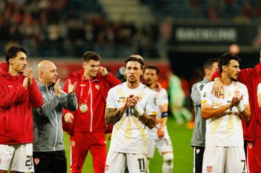 Dünya Kupası 2026 Avrupa ön eleme maçında Belçika ve Kuzey Makedonya milli takımları arasında Darko Churlinov görüldü (Maciej Rogowski / Ball Raw Images)