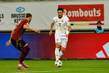 Eljif Elmas, 2026 Dünya Kupası Avrupa eleme maçında Belçika ve Kuzey Makedonya milli takımları arasında görüldü (Maciej Rogowski / Ball Raw Images)