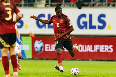 Amadou Onana, 2026 Dünya Kupası Avrupa eleme maçında Belçika ve Kuzey Makedonya milli takımları arasında görüldü (Maciej Rogowski / Ball Raw Images)