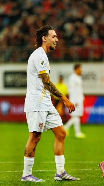 Dünya Kupası 2026 Avrupa ön eleme maçında Belçika ve Kuzey Makedonya milli takımları arasında Darko Churlinov görüldü (Maciej Rogowski / Ball Raw Images)